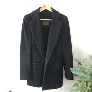 All Saints Wool Single Breasted Coat